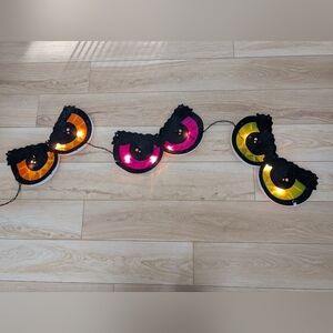 Colorful Halloween Owl Eye String Lights By Target